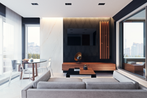 Просторная кухня-гостиная