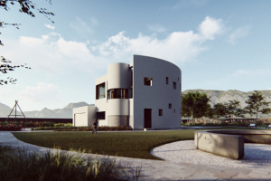 дом в стиле модернизм