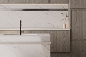 Кухня с камнем калакатта