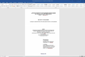 Научно - исследовательская практика 2018