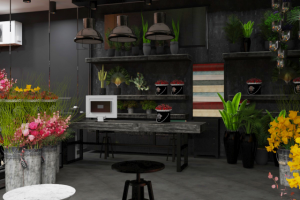 цветочный магазин