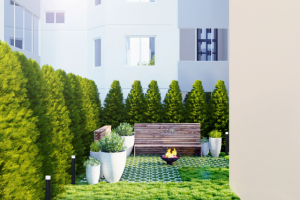 благоустройство территории мини-отеля