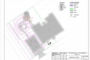разбивочный чертеж-ландшафт