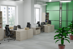 офисное помещение с зонированием