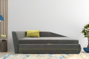 диван, вписанный в интерьер