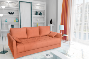 диван, вписанный в интерьер