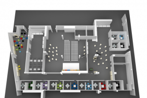 выставка- вид сверху