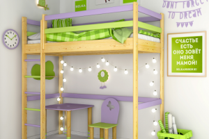 кроватка чердак