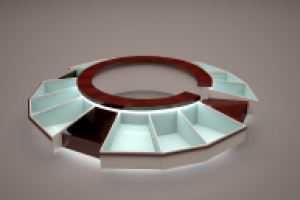 витрина восточных сладостей