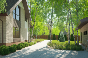 Сезонная визуализация ландшафтного дизайна