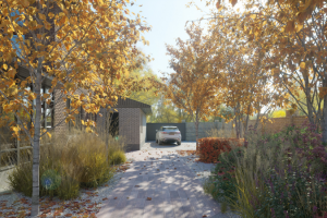 Сезонная визуализация ландшафтного дизайна