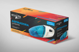 Дизайн упаковки для ручного пылесоса ecoLife