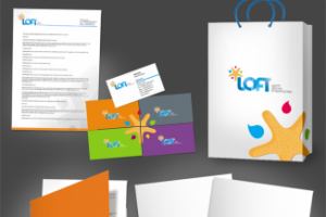 Фирменный стиль центра "Loft"