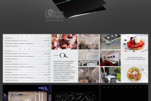 Лифлет для французского ресторана