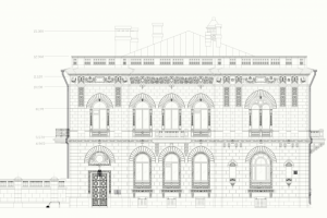 Отрисовка фасадов по фотографиям и обмерам