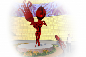 Концепт стеллы для ресторана