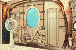 Интерьер оздоровительного комплекса в стиле Наутилус