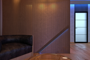 Коридор, второй этаж частного дома.