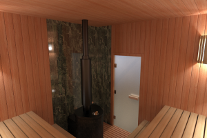 Сауна с бассейном