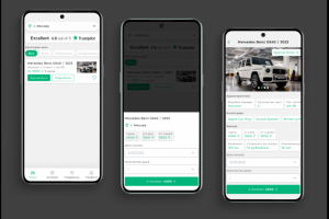 Дизайн приложения аренды авто