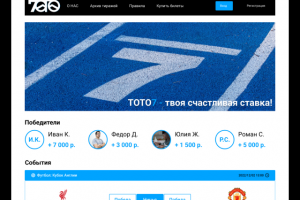 Проект дизайна сайта