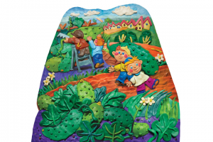 один из планов поп-ап странички объёмной книги