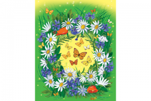 оформление бумажного пакета