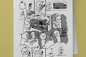 Мини комикс в духе "troll face"