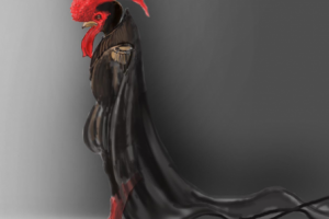 Эскиз костюма (персонажа) петуха