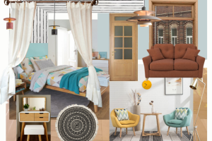 Квартира в стиле Mid-century modern