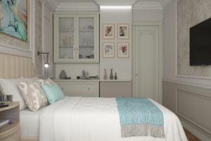 Спальня в стиле неоклассика