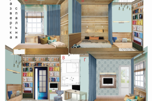 дизайн интерьера спальни