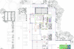 Ландшафтный план виллы на Крите