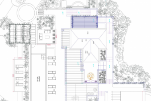 Ландшафтный план виллы на Крите