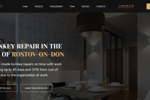 Сайт студии дизайна интерьеров