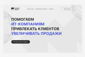 Лендинг для Агентства цифровых продаж