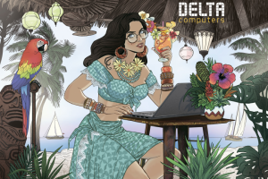 Корпоративный календарь для Delta Computers.