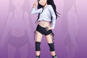 Концепт арт персонажа для последующего 3D моделлинга