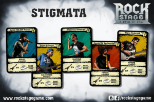 Иллюстрирование настольной игры Rock Stage