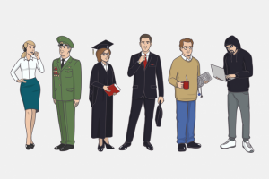 Векторные персонажи на заказ