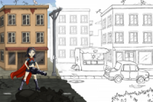 фрагмент разработки локации для 2-D игры