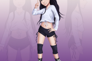 Концепт арт персонажа для последующего 3D моделлинга