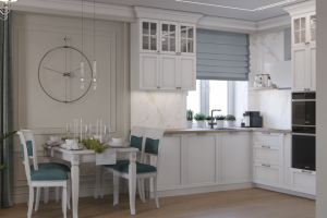Кухня-столовая_неоклассика