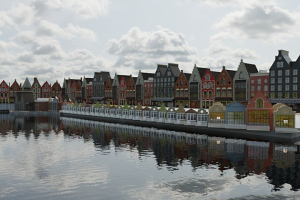 Отель на набережной Брюгге. Город Йошкар-Ола