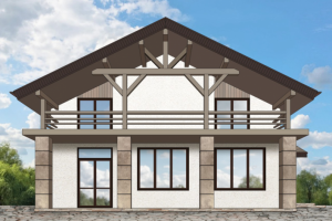 Коттедж для семьи из 3-х человек