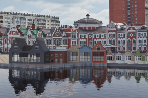 Отель на набережной Брюгге. Город Йошкар-Ола