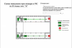 План эвакуации синагоги 2эт.