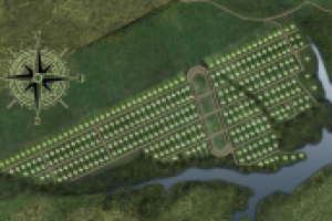 Отрисовка генплана коттеджного поселка