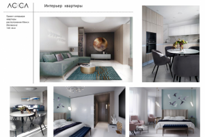 Интерьер квартиры 120 м2