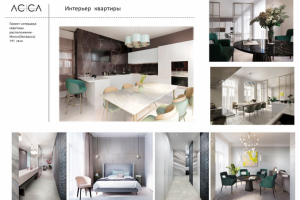 Интерьер квартиры 191 м2